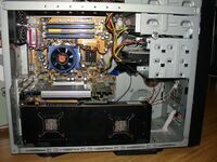 HD 6990 Size test for A-Open H600-B