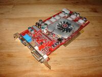 R9800Pro 256MB DDR2 Backplate connectors