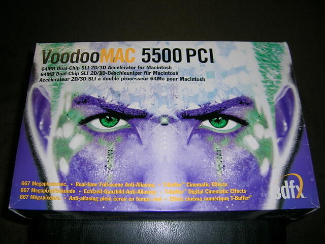 VoodooMac 5500 PCI 64MB Euro Edition (Sold to Wang Fei - China)Nov 2010