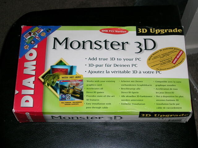 Diamond Monster 1 Retail 4MB (sold to wierzbowski Oct 2010)