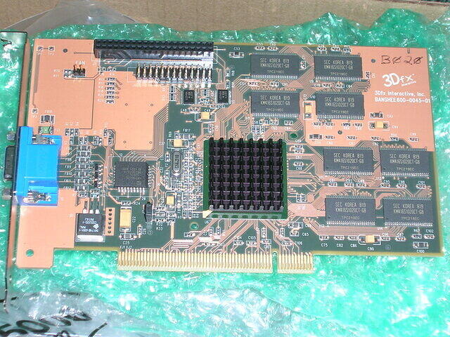 Banshee PCI (Made functional with Raven Bios)
Thanks to Gary
(Sold to G1NX)