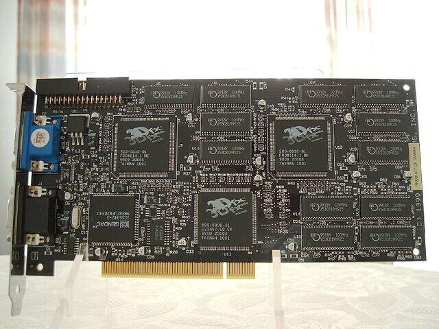3dfx Voodoo 2 1000
(PCI 12MB EDO-RAM)
(front)