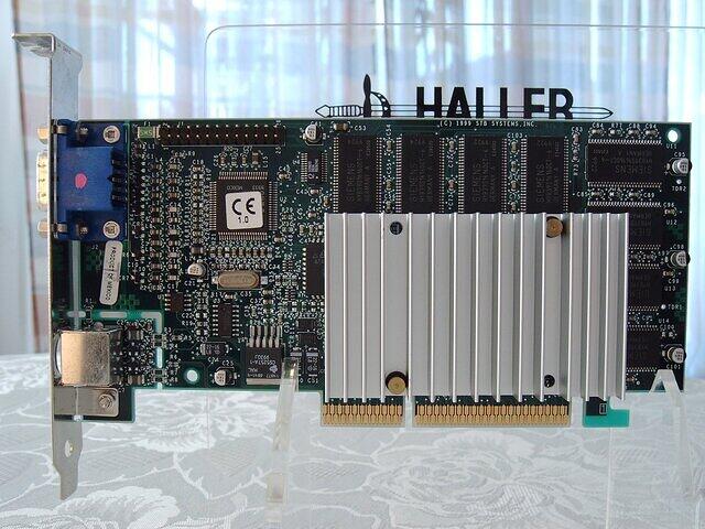3dfx Voodoo3 3000 AGP
(AGP 16MB SDRAM)
(front)