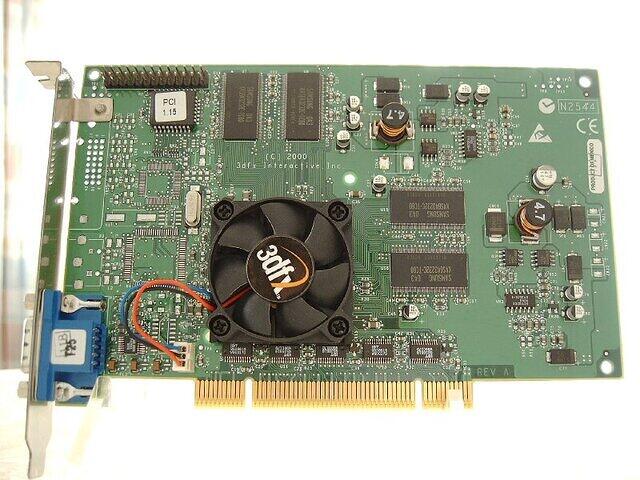 3dfx Voodoo 4 4500 PCI
(PCI 32MB SDRAM)
(front)