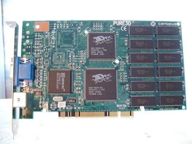 Canopus Pure 3D
(PCI 6MB EDO-RAM)
(front)