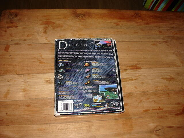 Descent 3 EUR Boxed Used rear