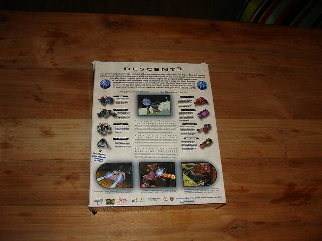 Descent 3 USA Boxed rear