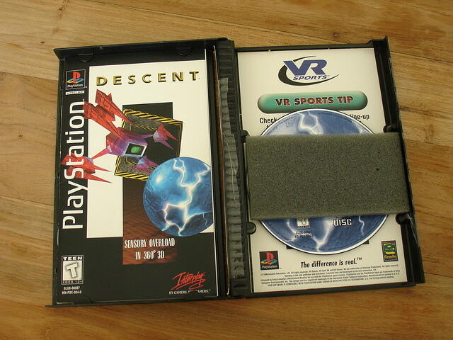 Descent for PS1 Rare Long Box Edition opened front.JPG
