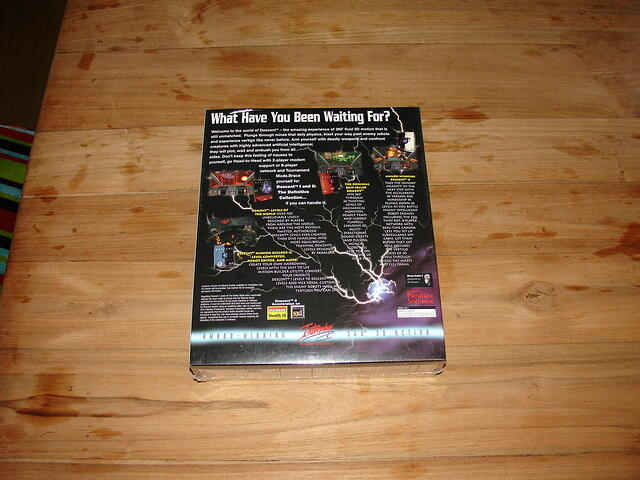 Descent I and II The Definitive Collection USA + Descent 3 Demo Inside Sealed rear