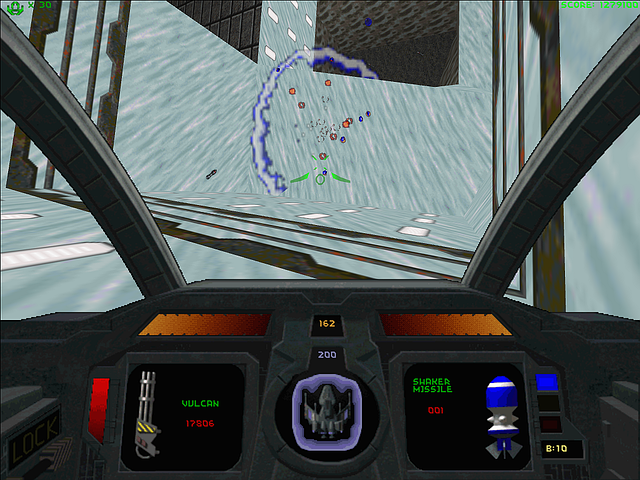 D2X-R 0.54 on 5500 PCI Mac Earth Shaker Missile First Explosion.png