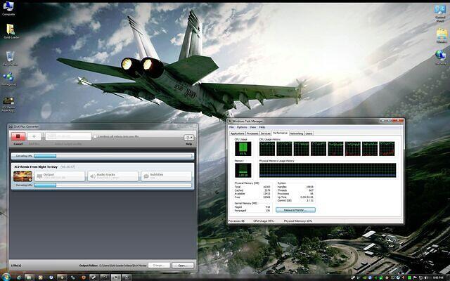 8 Cores in action!
