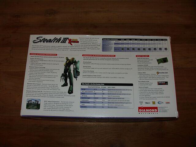Diamond Multimedia Savage4 Xtreme USA Box rear
