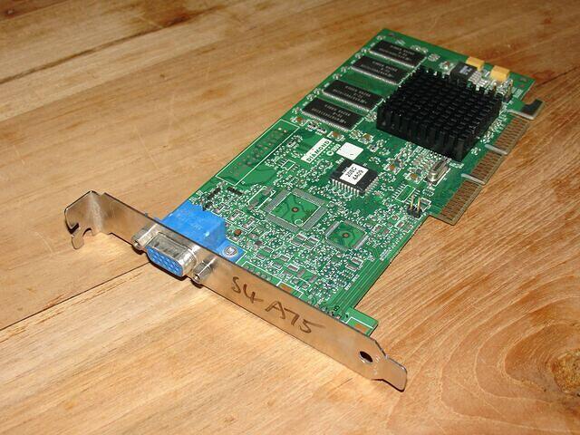 Diamond Multimedia Savage4 Xtreme AGP 32MB Rev.A0 1699 175Mhz Engineering Sample backplate info