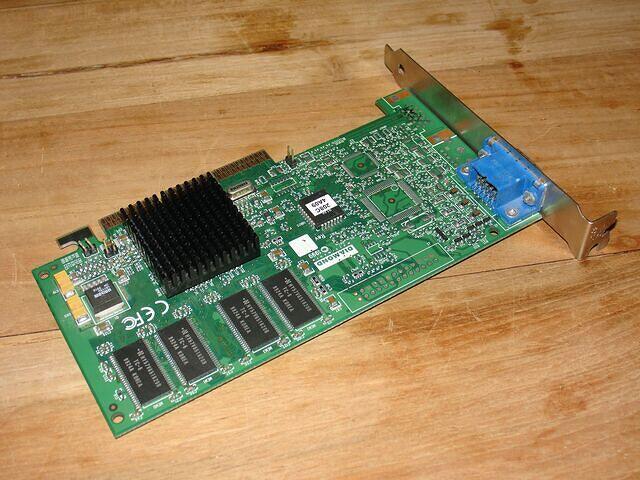 Diamond Multimedia Savage4 Xtreme AGP 32MB Rev.A0 1699 175Mhz Engineering Sample ram layout