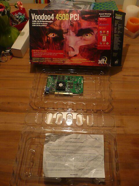 3dfx Voodoo4 4500 PCI 32MB Rev_A 3300 Set