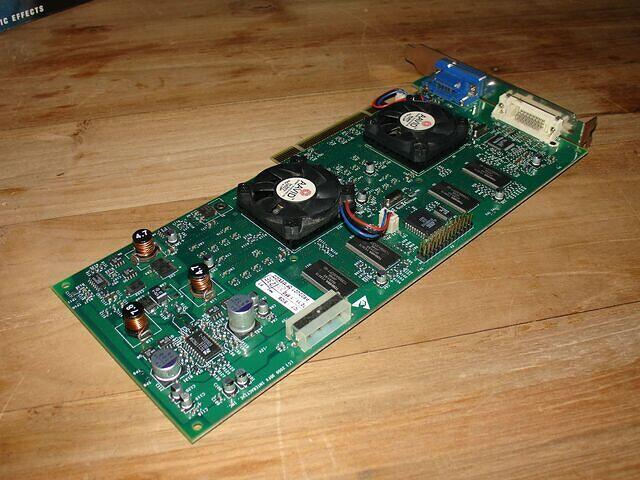3dfx Voodoo5 5500 PCI Macintosh 64MB Rev.A1 2900 USA Molex Powerfeed connector