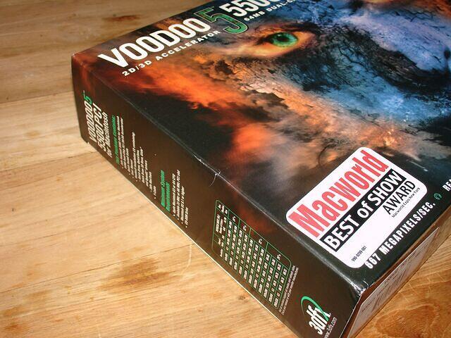 Voodoo5 5500 PCI Mac USA Box headshot