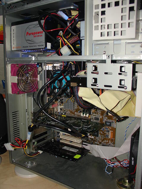 5000 AGP system setup closeup.JPG