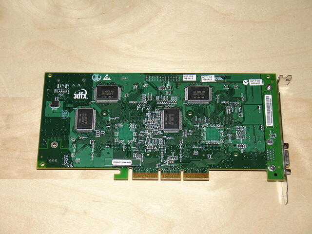 3dfx Voodoo5 5000 AGP x4 32MB Rev.A0 3700 Back