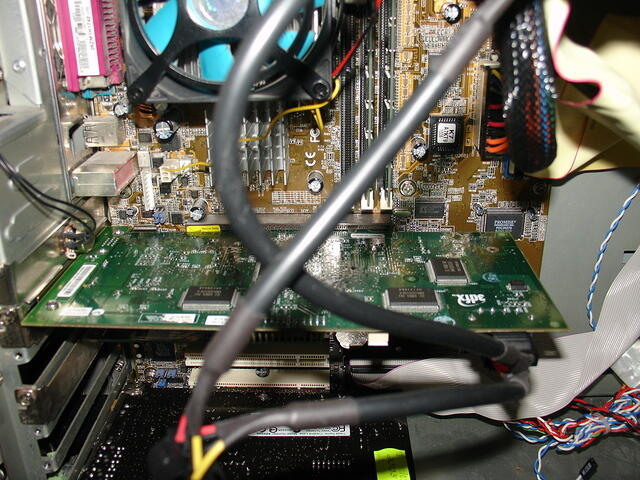 Voodoo 5 5000 AGP in place.JPG