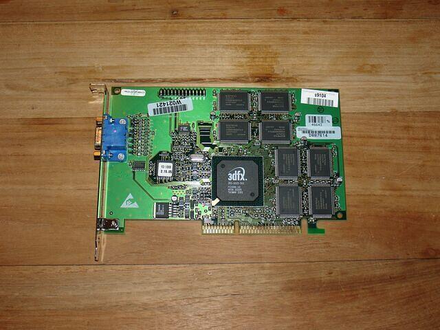 3dfx Voodoo3 1000C AGP 16MB Rev.A0 3599 top