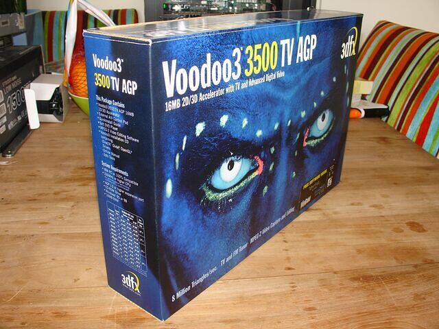 V3 3500 TV AGP Box face side