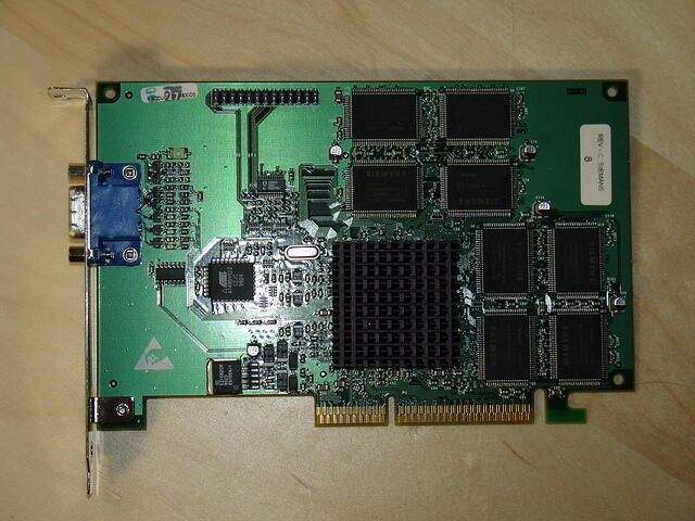 Velocity 200 AGP horizontal top view