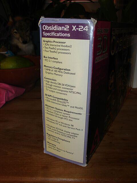 Obsidian2 X24 Specifications