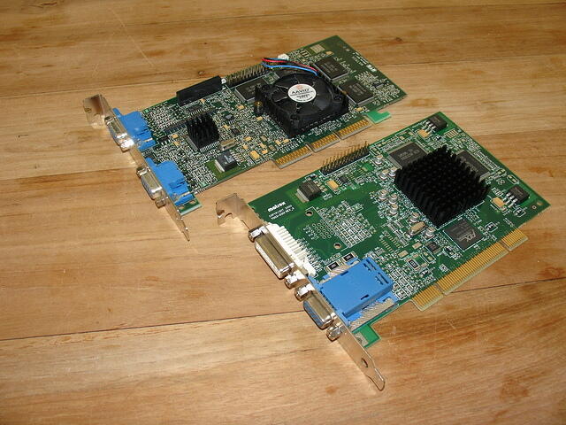 G400 MAX AGP & G450 PCI top