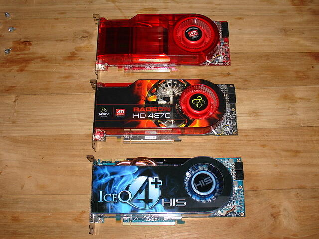 The 3 HD 4870's top
