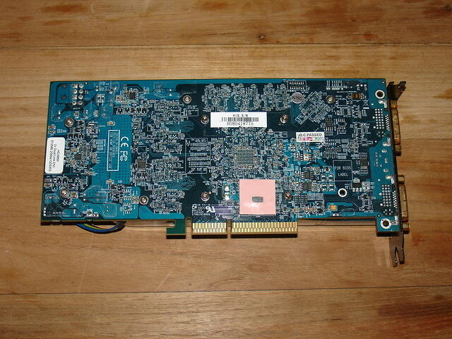 HIS Radeon HD 3850 ICEQ3 Turbo AGP 512MB 256Bit GDDR3 Rev.A1 0806 rear