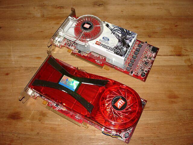 Sapphire X1900 XTX & X1950 XTX CFE top angled b