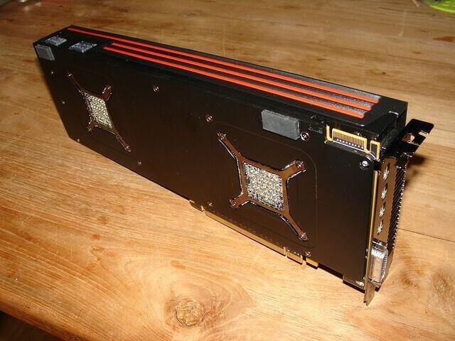 AMD Radeon HD 6990 Side rear angled