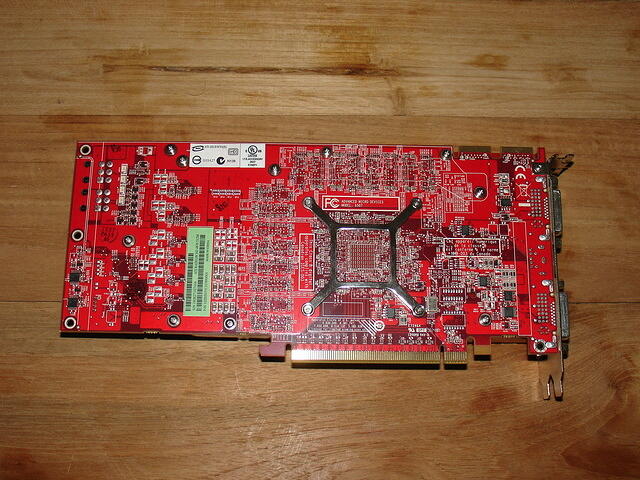ATi Radeon HD 4870 PCi-E 512MB 256Bit GDDR3 Rev.A1 0824 Development Board rear