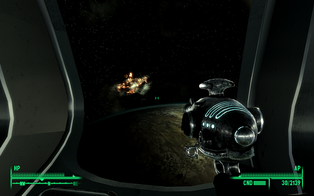 Fallout 3 Mothership Zeta Enemy Starship Explosion f