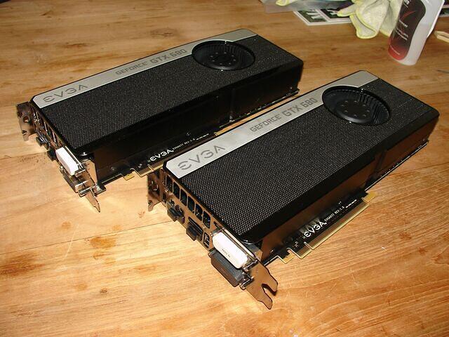 Both EVGA GTX 680 SC Sigs cleaned top