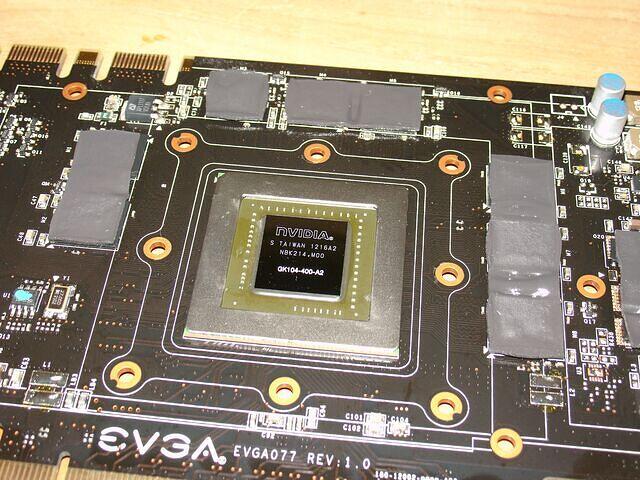 Main card GK104-400-A2 closeup