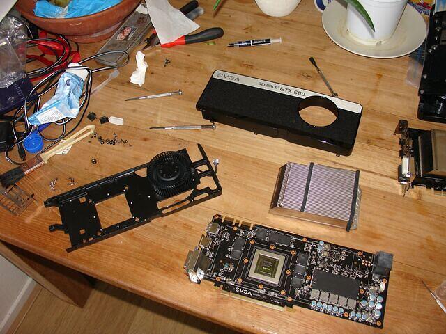 Main card cleaned parts top