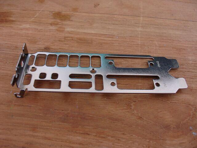 Retention bracket main card cleaned top