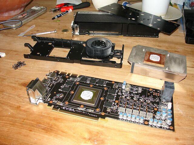 Slave card completely dismantled