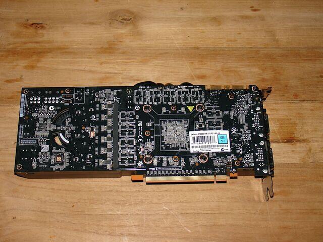 EVGA GeForce GTX 480 PCI-E 1536MB 384Bit GDDR5 Rev.A3 2110 rear