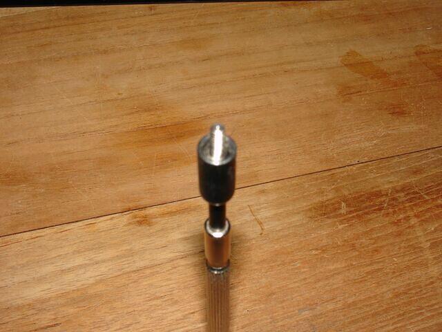 A DVI Screw in the Spacer Screwdriver