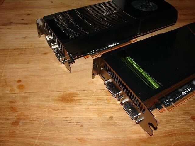 EVGA GTX 480 & NVIDIA GTX 480 ES headshot