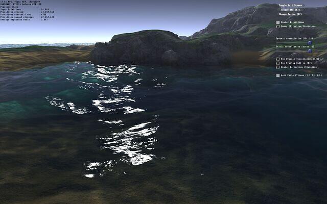 Fermi Island Tech Demo on GTX 480 ES Rev.A2 5009