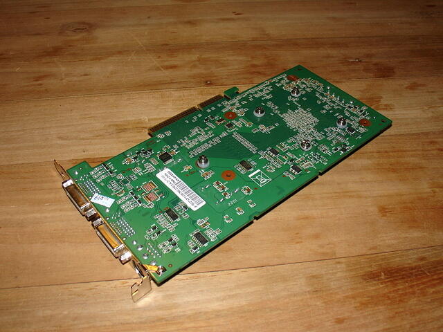 AXLE / NVIDIA 7950 AGP Eval. Board angled rear b