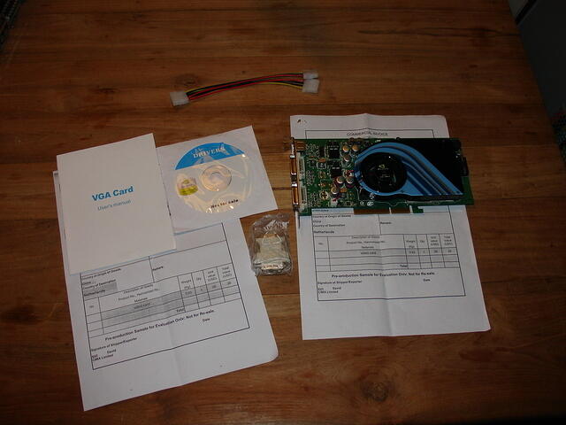 AXLE / NVIDIA GeForce 7950 GT AGP 512MB 256Bit GDDR3 Rev.A2 1022 Evaluation Board package