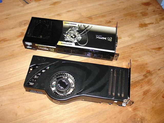 EVGA 8800 USCE & Pine XFX 9800 GX2 XXXE fans