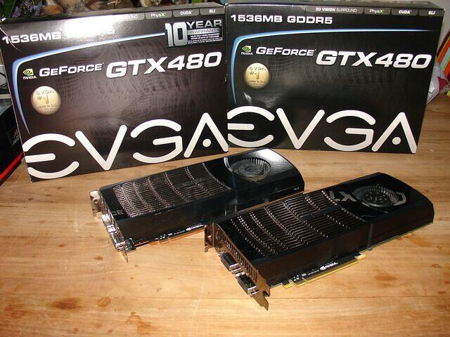 2x EVGA GTX 480's + Boxes
