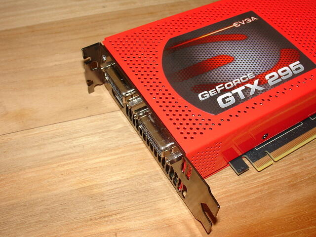 EVGA GeForce GTX 295 Red Edition PCI-E 1792MB 896Bit GDDR3 Rev.A1 1509 Headshot.JPG