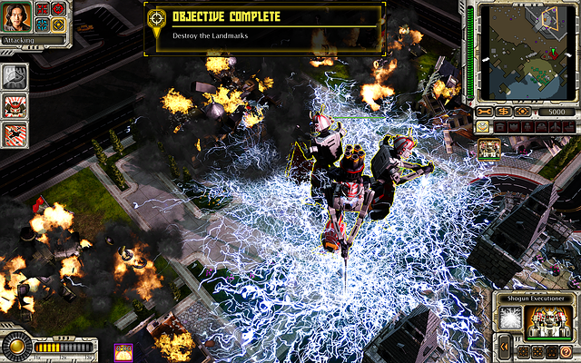 Mr.Shogun attackts with his special ability